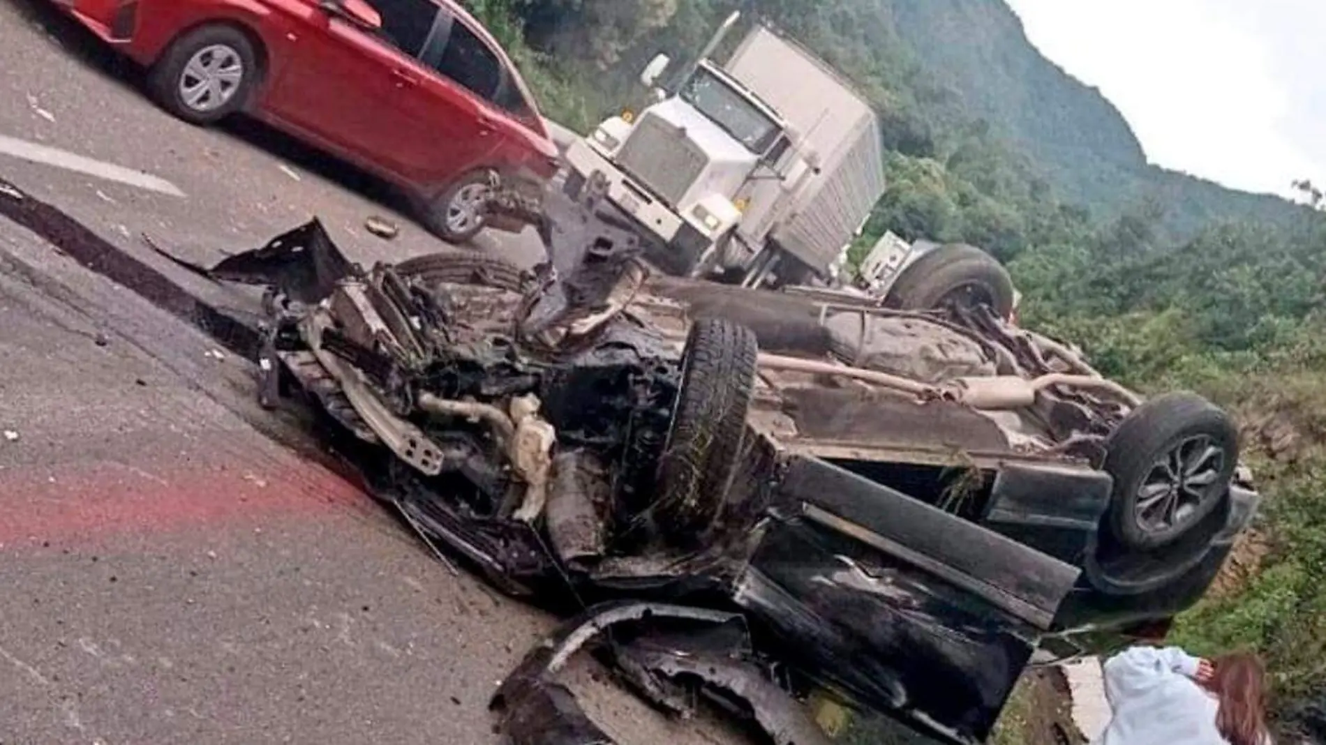 Accidente en autopista